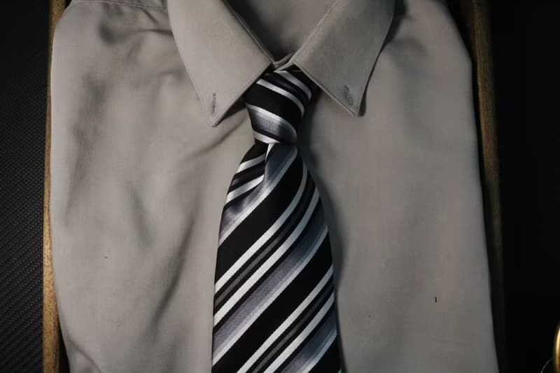 真絲商務系列領帶黑白配簡約精英necktie