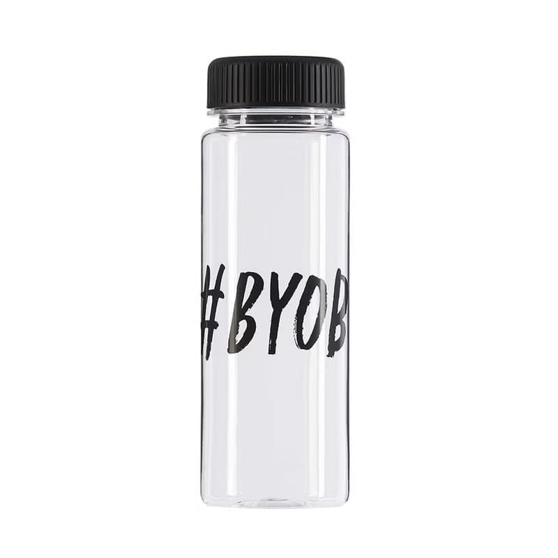 暢銷500ml 戶外水瓶 隨身輕便水壺 透明 #BYOB