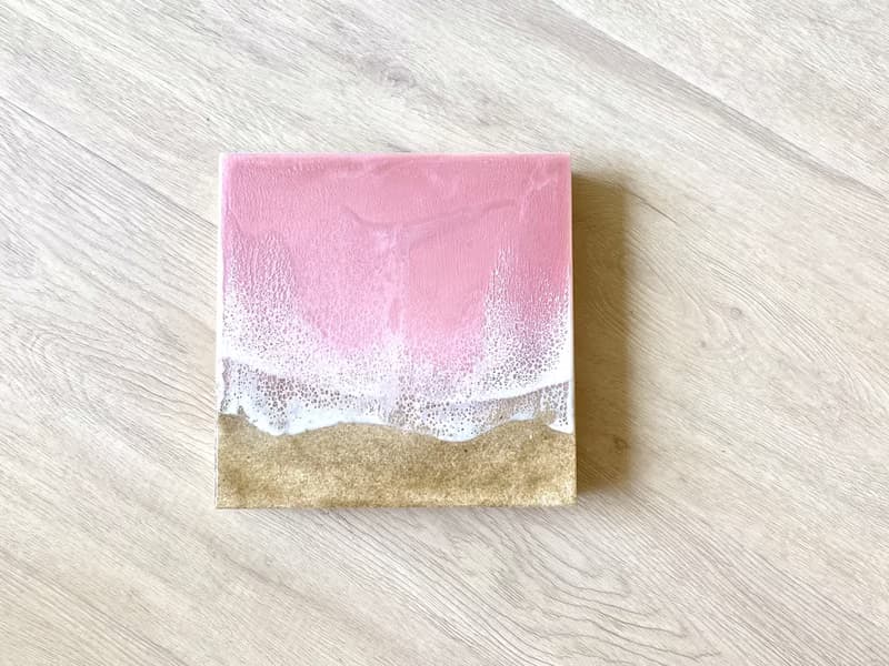 (SECONDS) Resin Ocean Painting, Wall Art, Home Deco, Housewarming, Wedding gift