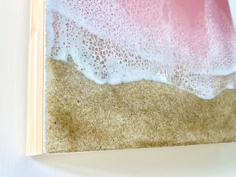 (SECONDS) Resin Ocean Painting, Wall Art, Home Deco, Housewarming, Wedding gift