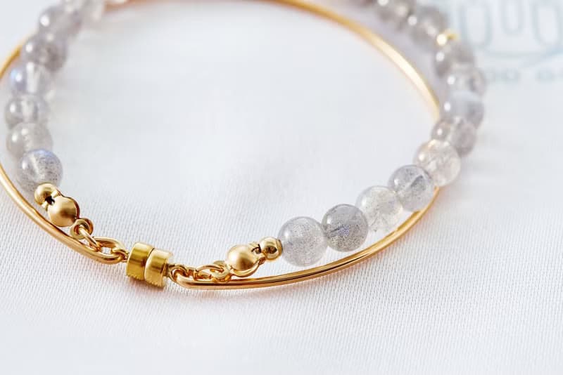 女人之石14K金拉長石鑲鑽手鍊(手扣式/非磁吸扣)(含開光)提升魅力