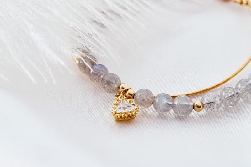 女人之石14K金拉長石鑲鑽手鍊(手扣式/非磁吸扣)(含開光)提升魅力