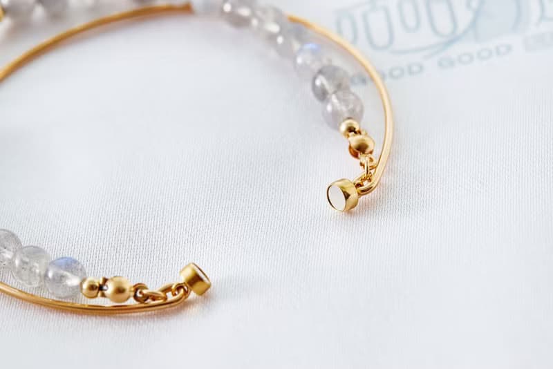 女人之石14K金拉長石鑲鑽手鍊(手扣式/非磁吸扣)(含開光)提升魅力