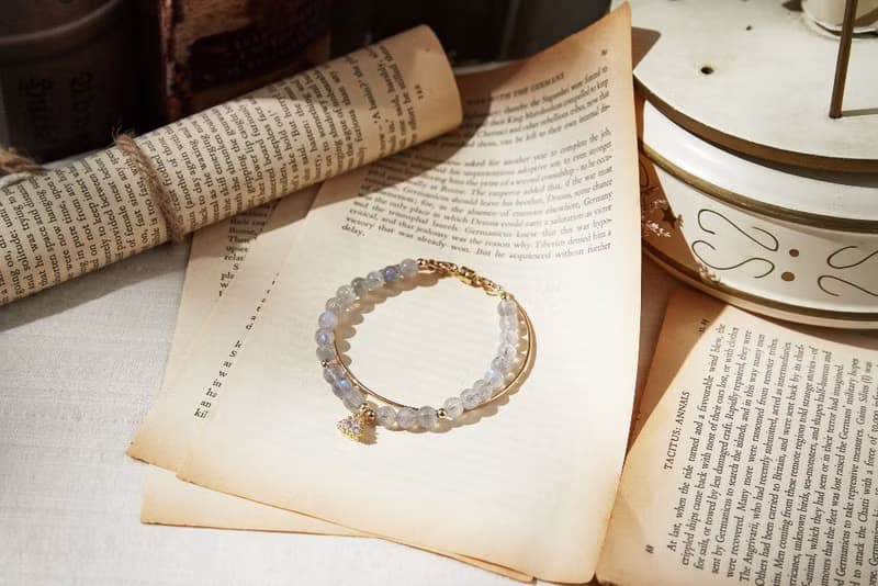 女人之石14K金拉長石鑲鑽手鍊(手扣式/非磁吸扣)(含開光)提升魅力