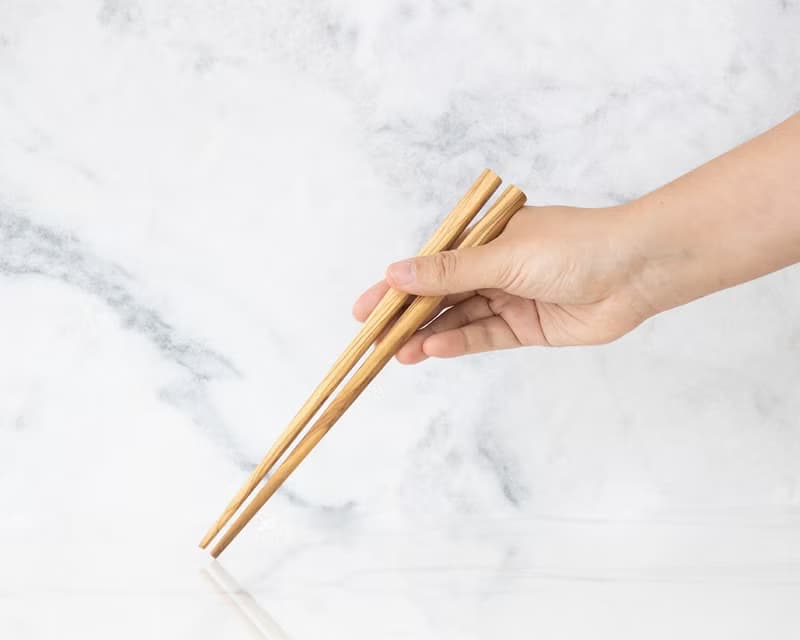 餐具木筷-家庭號6雙套組-23公分-橄欖木筷-老朋友限定禮