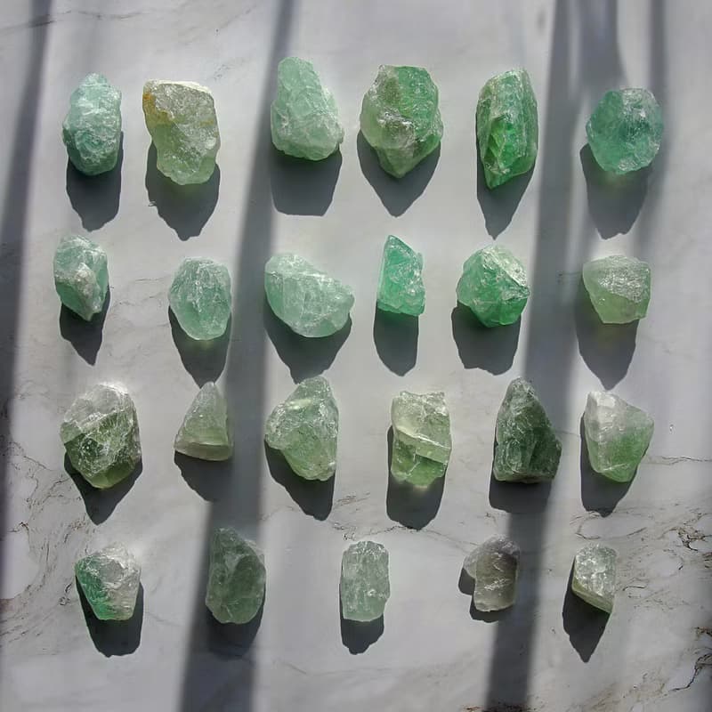 吸引正財! 綠晶石 茉莉綠 | 財富 X 人際 水晶岩燈 送小蒼蘭 禮物