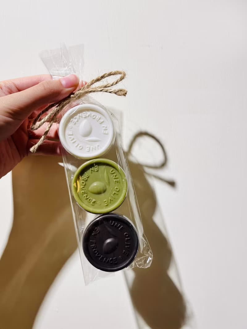 mini橄欖皂3入組/ 買兩組就送皂盒 手工皂