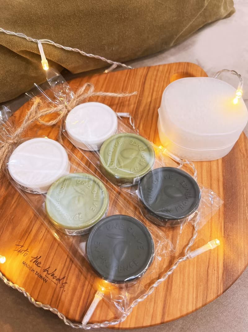 mini橄欖皂3入組/ 買兩組就送皂盒 手工皂