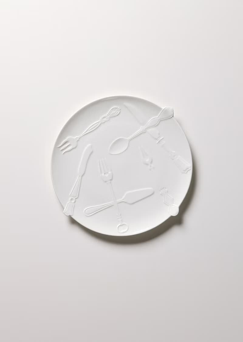 ANOTHER CERAMIC 10'' Cutlery Plate