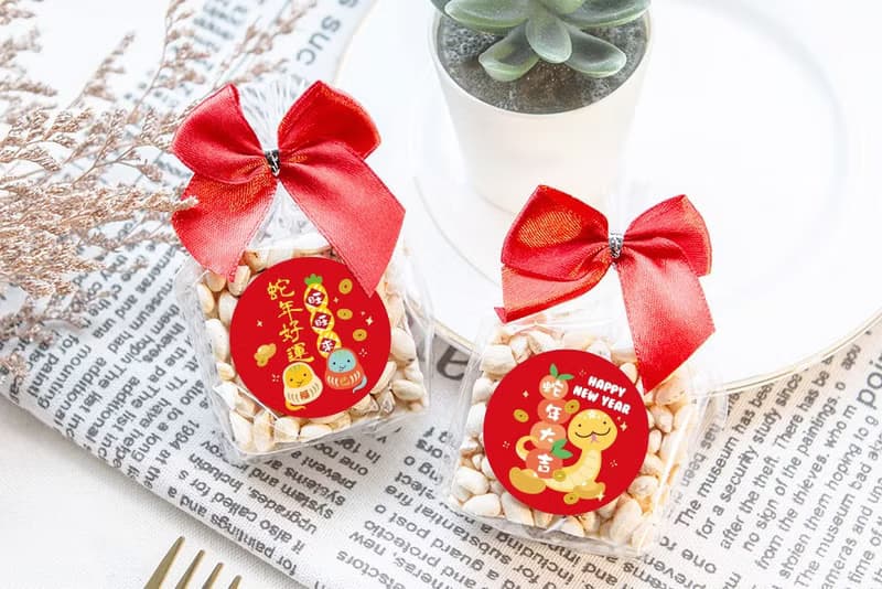 開春小禮品 蛇年祝福語 米香 2款可挑-滿百份免費印名字- 禮贈品