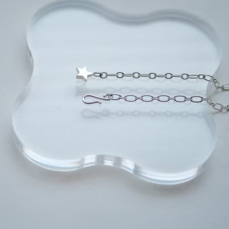 星 チャーム ブレスレット シルバー925