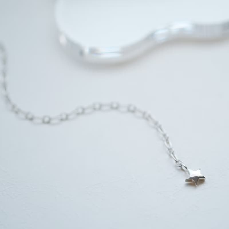 星 チャーム ブレスレット シルバー925