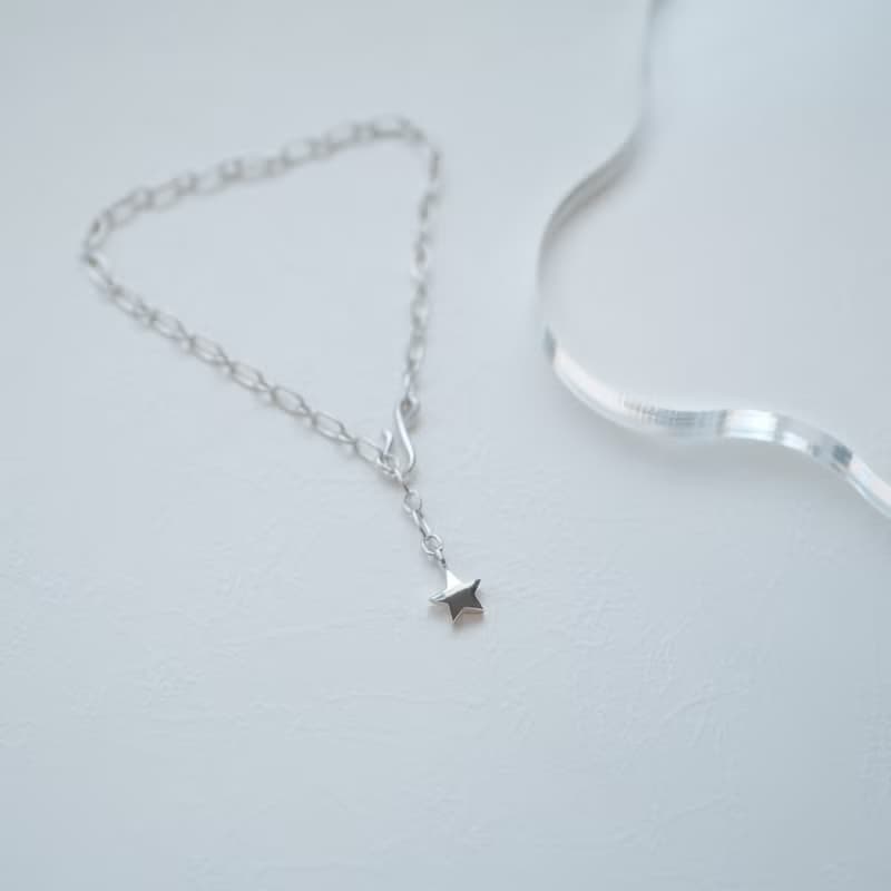 星 チャーム ブレスレット シルバー925