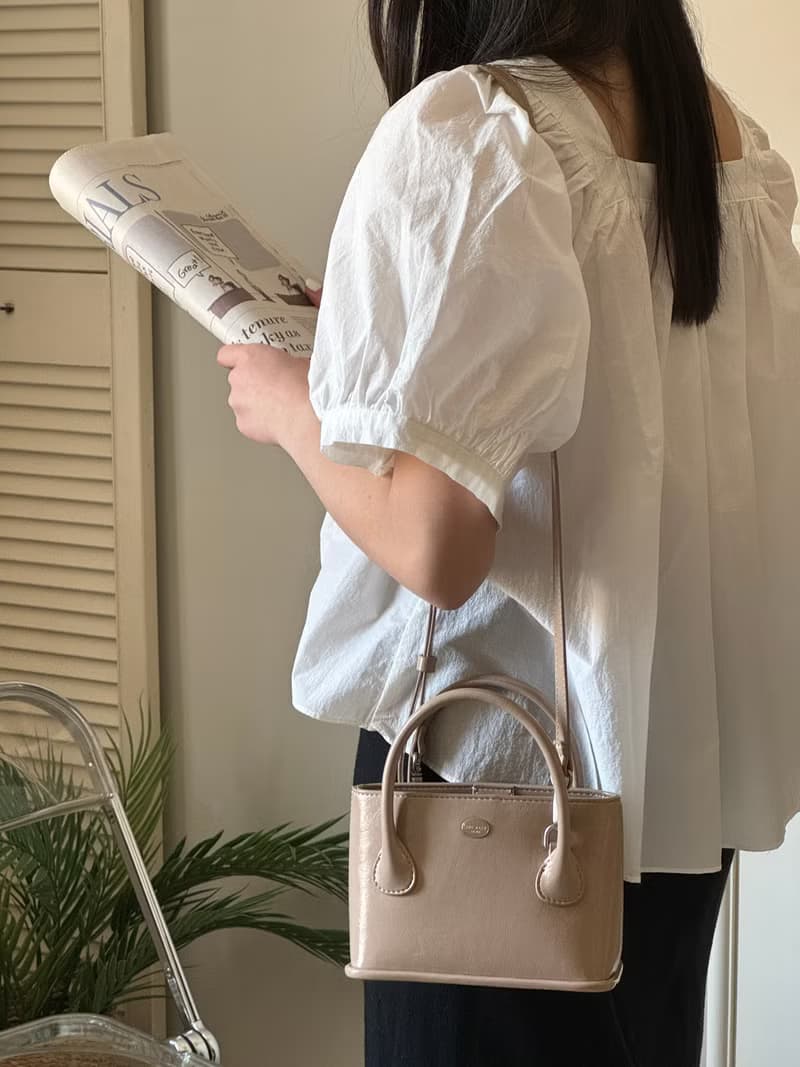 韓國 The Ally | Rudy Bag | 米色 |斜背包