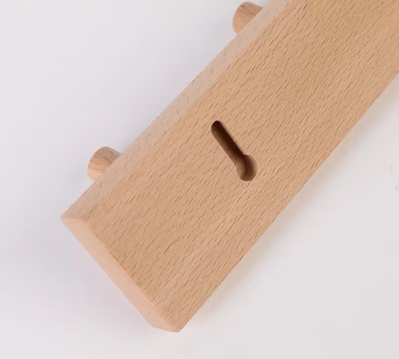 掛衣架 壁掛衣帽鉤 胡桃木收納  衣帽架