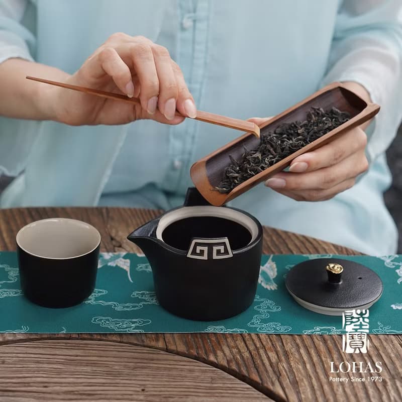 【中秋送禮】陸寶 雲龍茶組 1壺2杯 茶具組 茶器