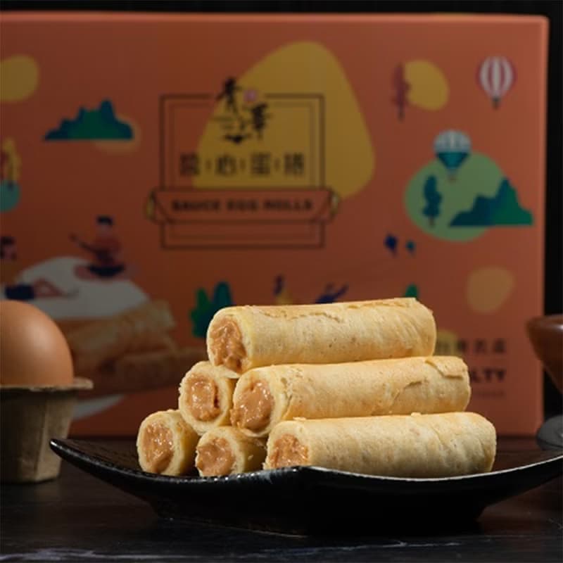 青澤 醬心蛋捲 200g | 花生口味