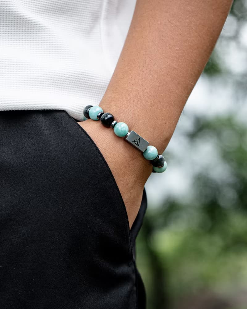 【極幽】 |  孔雀石 | 鷹眼石 | 水晶手鍊