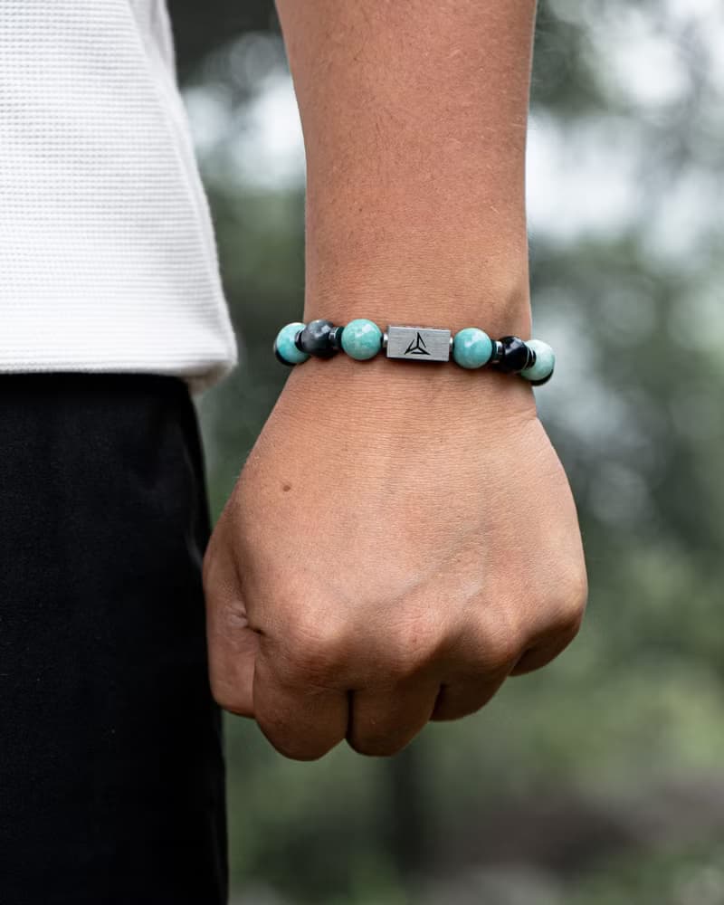 【極幽】 |  孔雀石 | 鷹眼石 | 水晶手鍊