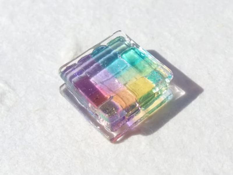 【Rainbow】【Special】幸せガラス(しあわせ【幸】)お守り【受注制作】