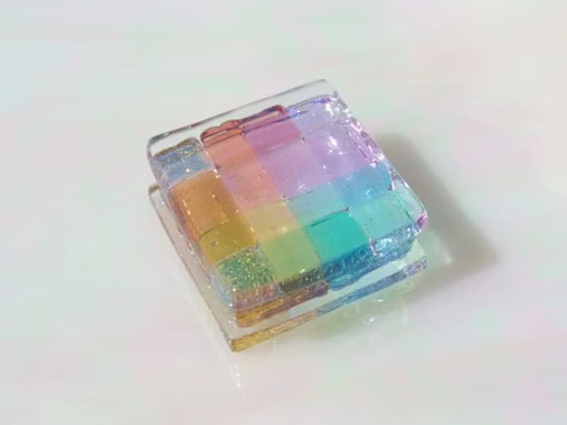 【Rainbow】【Special】幸せガラス(しあわせ【幸】)お守り【受注制作】