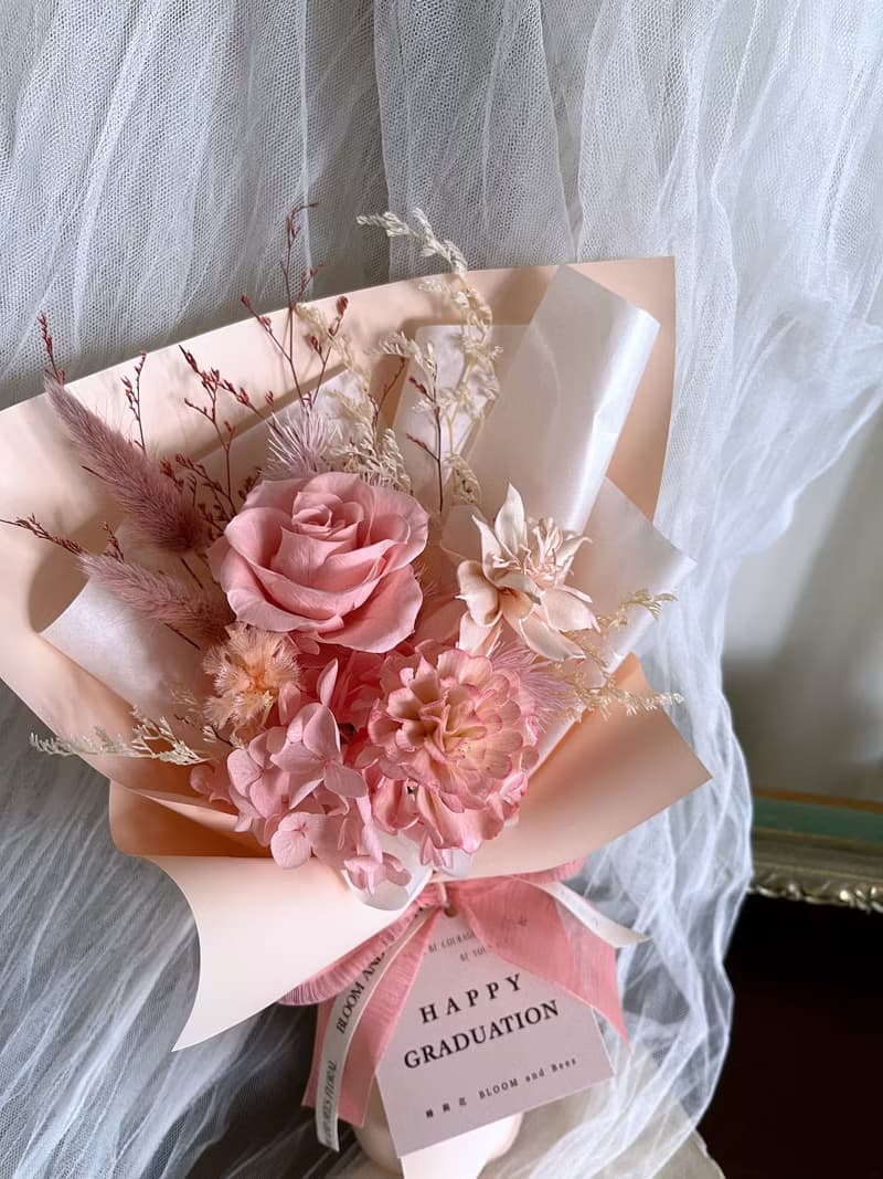 永生花束 夢境丁香粉 | 情人節花束 | 七夕情人節 | 生日花束