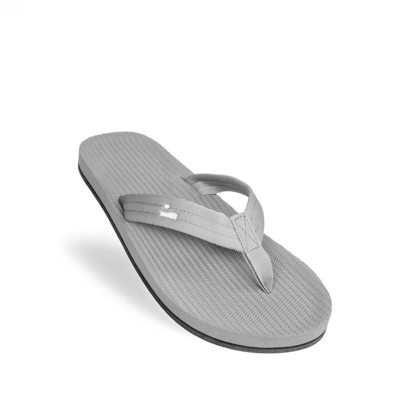 【春夏新品】indosole 環保拖鞋 Easy Living  山岩灰 男