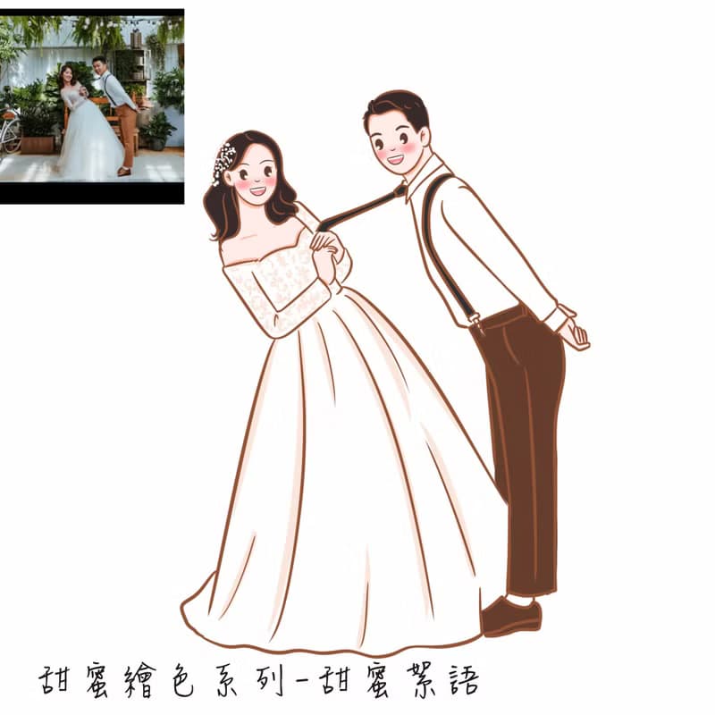 似顏繪加購區 - 此為加購區  需和陶瓷器型一起購買