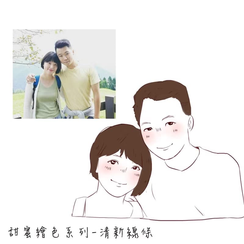 似顏繪加購區 - 此為加購區  需和陶瓷器型一起購買