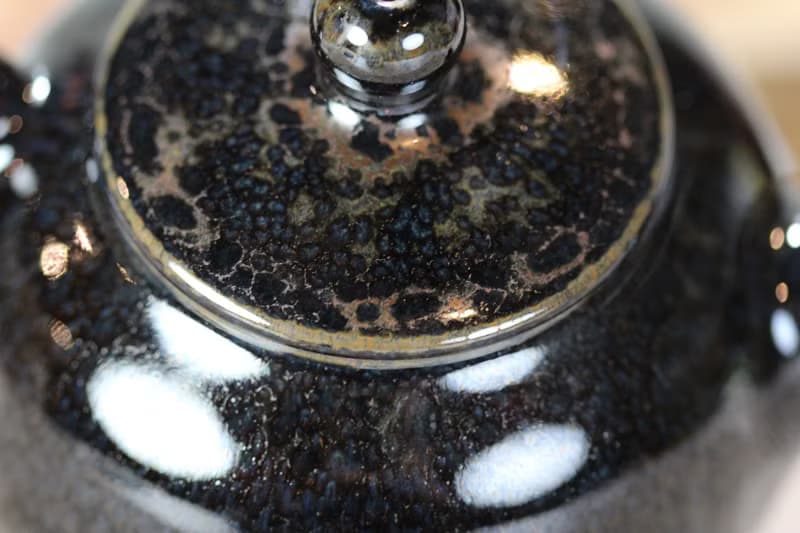 【送禮好物】200ml 天目釉 手工茶壺 鶯歌名家葉敏祥手作