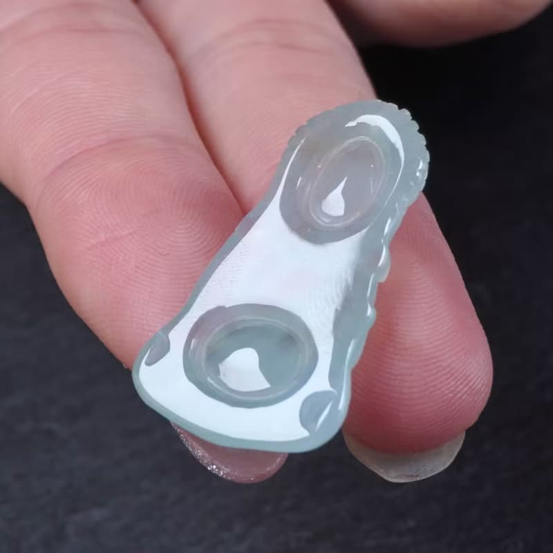 冰種翡翠寶寶佛 | 天然A貨翡翠 | 送禮