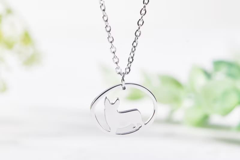 柯基手鍊 - 狗狗小印章系列-抗敏醫療鋼