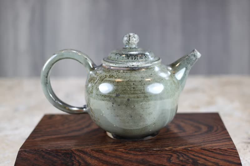 【送禮好物】柴燒天目釉 手拉坯茶壺 名家葉敏祥手工作品