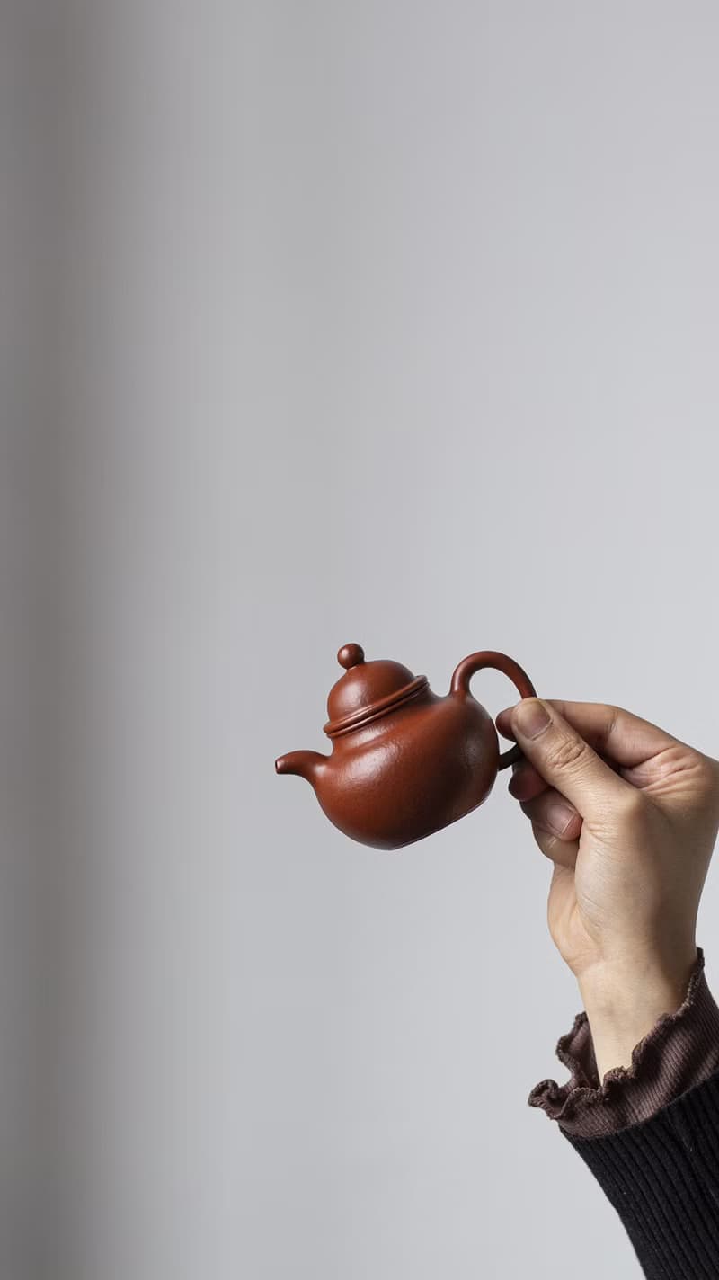 送禮紫砂壺茶壺小掇球 全手工 95cc 原矿30目老朱泥  成型难 水色