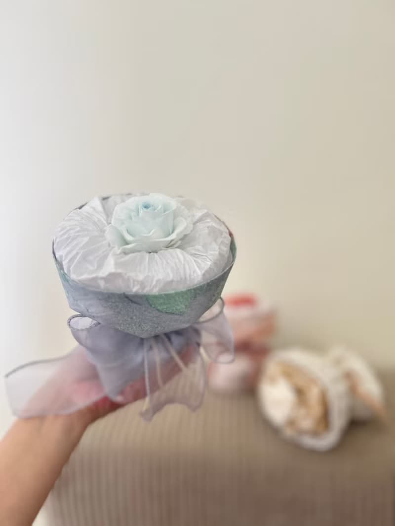 【關於花藝 │永生迷你花束】現貨 情人節花束 永生花束 小香風