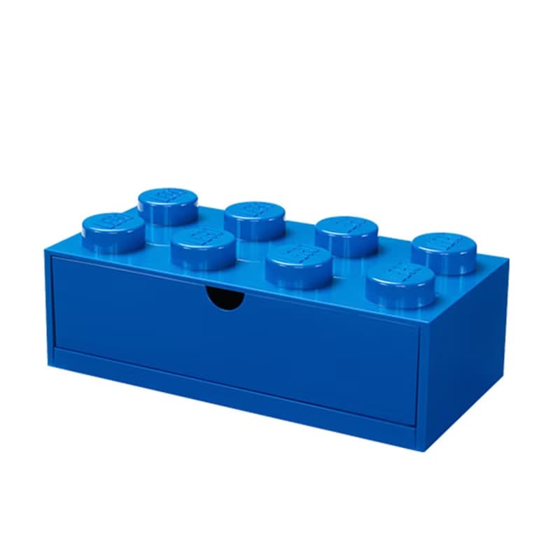 Room Copenhagen 樂高LEGO 桌上型八凸抽屜收納箱-藍色(40211731)