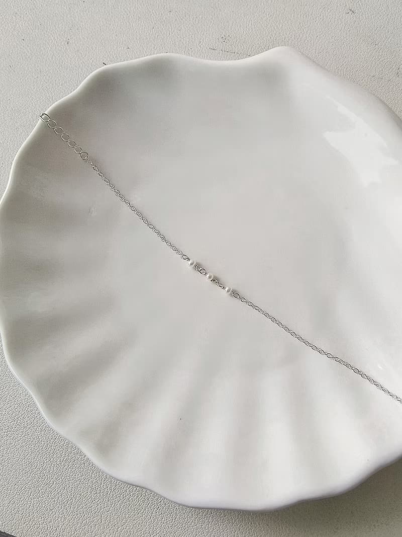 小清新 珍珠手鍊/腳鍊 SV925/14KGF  Pearl 迷你淡水珍珠