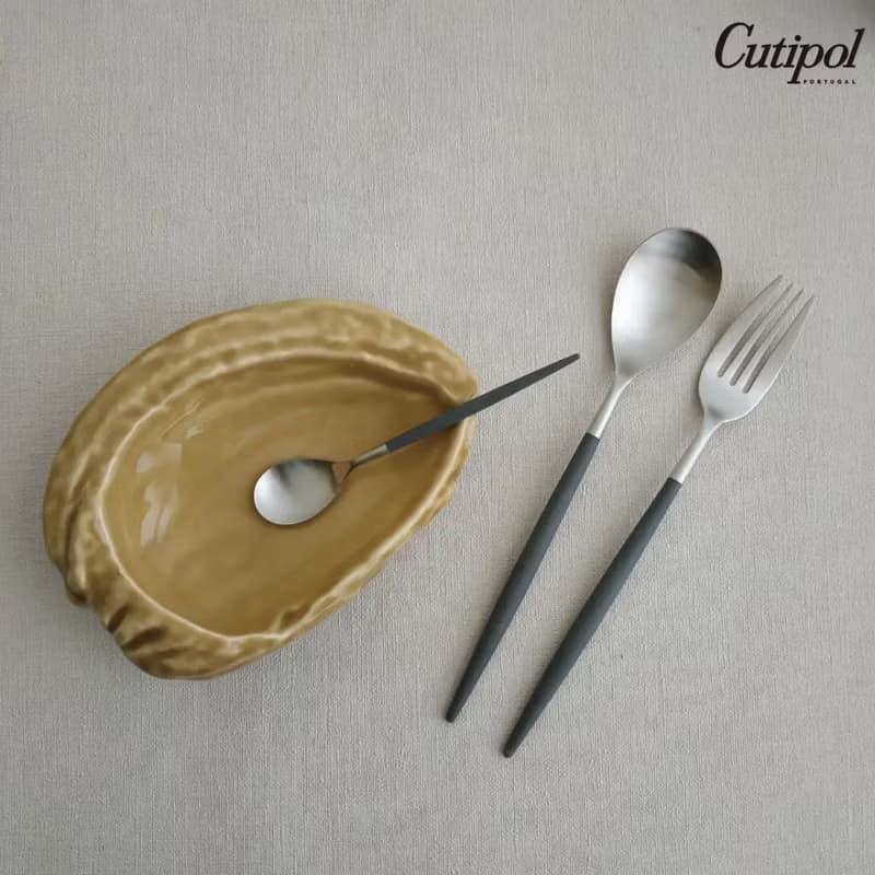 葡萄牙 Cutipol  MIO  黑銀  主餐匙