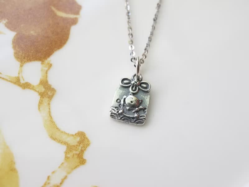 御守 【必勝喵喵】925銀 可雙面配戴 交換禮物