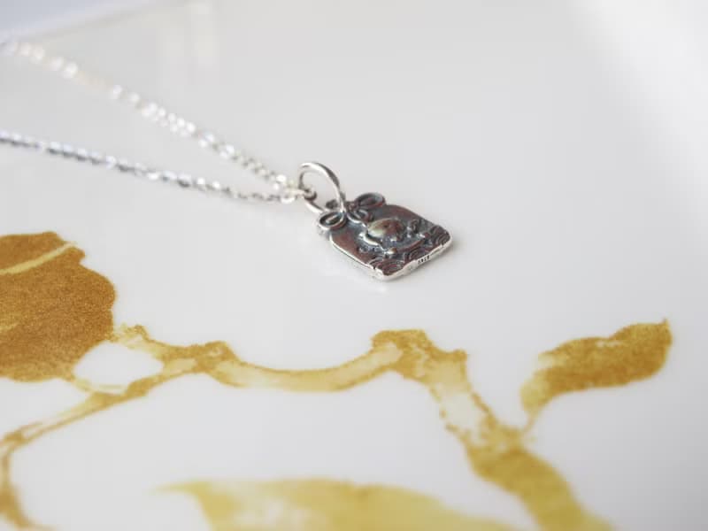 御守 【必勝喵喵】925銀 可雙面配戴 交換禮物