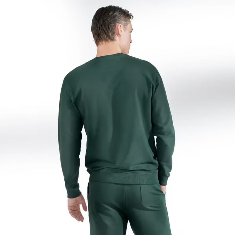 北歐極簡 - Sweatshirt 經典有機棉衛衣 2.0 - 森林綠