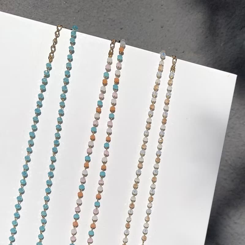 夏日淡彩串珠項鍊 Twinkle beads Necklace