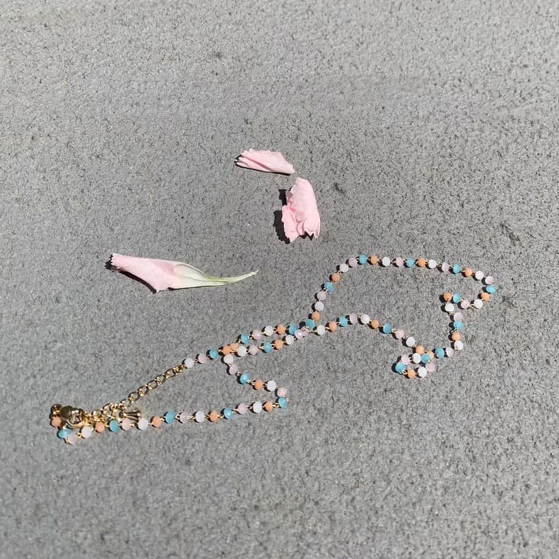 夏日淡彩串珠項鍊 Twinkle beads Necklace
