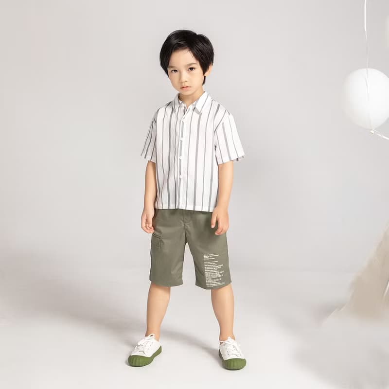 【出清優惠】 簡約風六分褲  卡其/綠