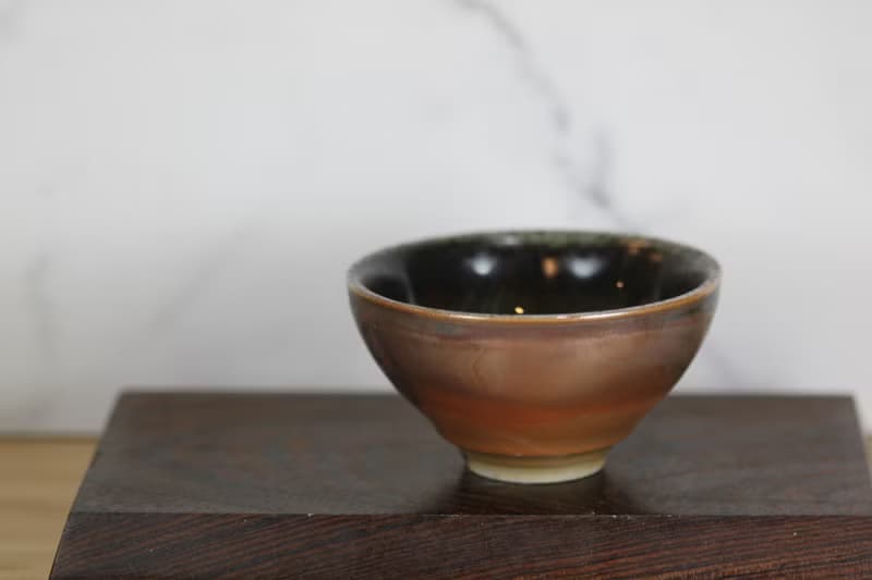 【送禮好物】120ml 天目釉 柴燒茶杯 茶碗 鶯歌名家葉敏祥作品