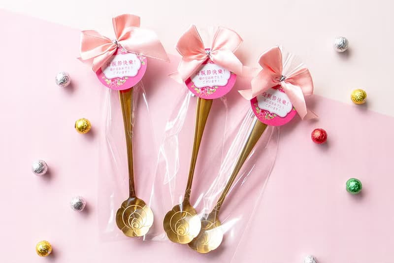 (附贈蝴蝶結吊牌包裝)母親節禮贈品-精巧包玫瑰湯匙 活動 感謝