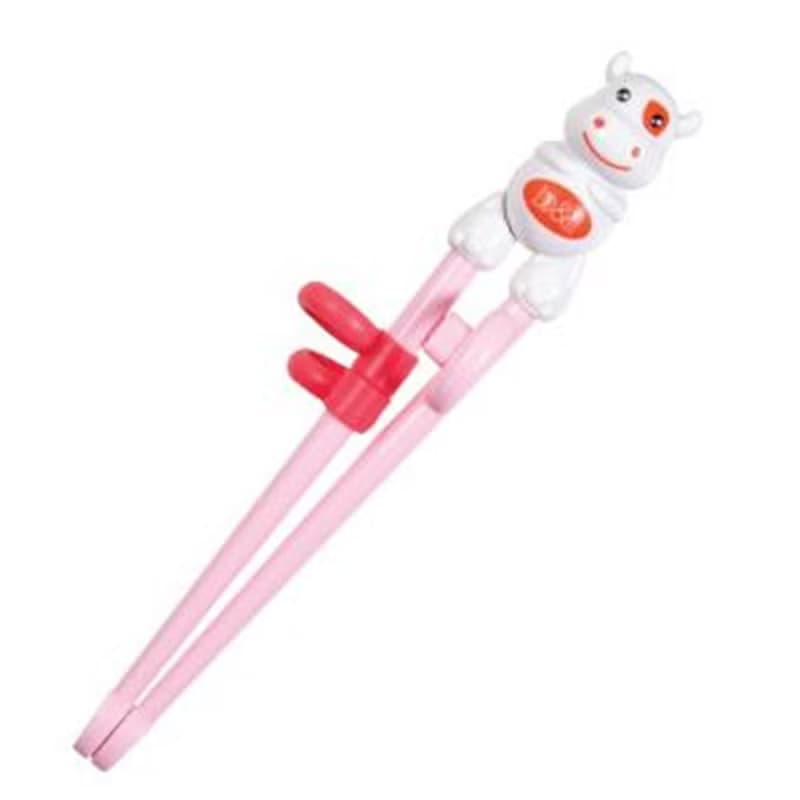 b&h 貝赫牛牛指環學習筷 - 粉紅色