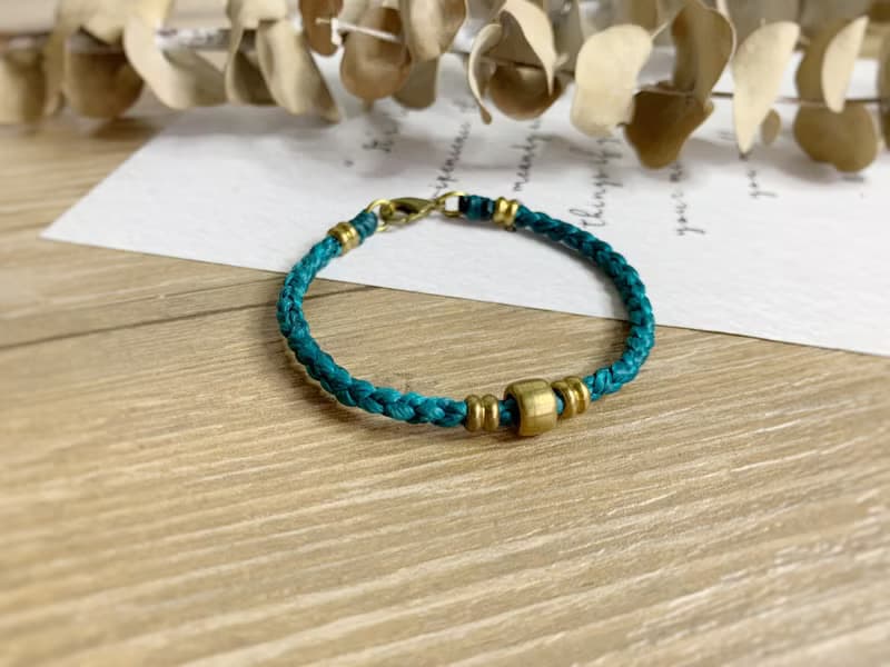 | 啟程 | 訂製 x 黃銅 x 蠟線 x 手環 x 手鍊 x 好做作