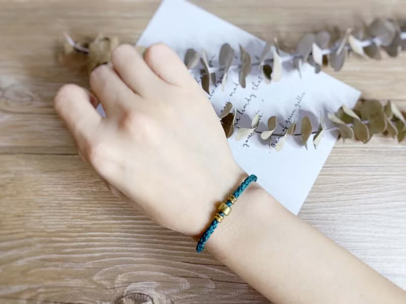 | 啟程 | 訂製 x 黃銅 x 蠟線 x 手環 x 手鍊 x 好做作