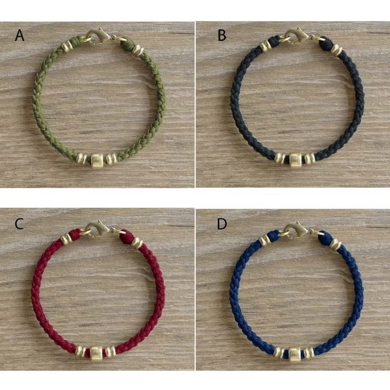 | 啟程 | 訂製 x 黃銅 x 蠟線 x 手環 x 手鍊 x 好做作